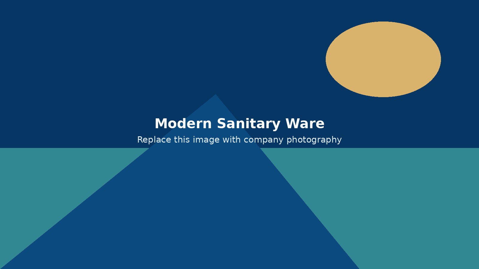 Modern sanitary ware